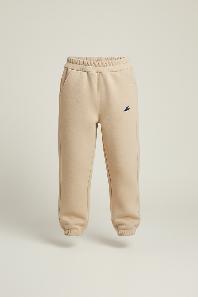 Pantalon Beige Enfant Molleton Sport Garçon Décontracté - vue 3
