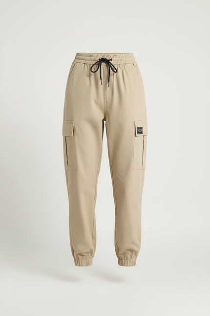 Pantalon Cargo Beige Fille - Toile - vue 3