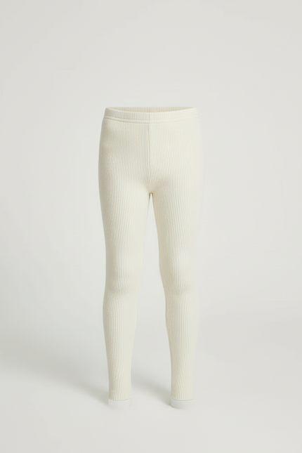 Pantalon Beige Côtelé Slim Élastique Garçon Confortable - Maille - vue 3