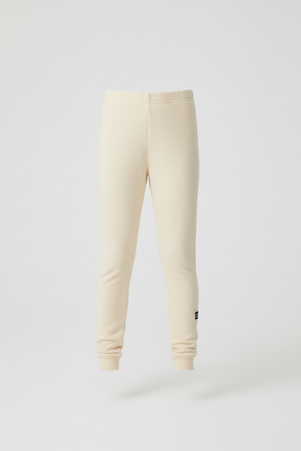 Pantalon Beige Doux Confortable Uni Enfant - Molleton - vue 3