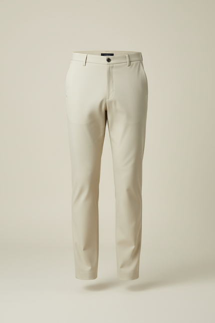 Pantalon Beige Sable - Gabardine - vue 3