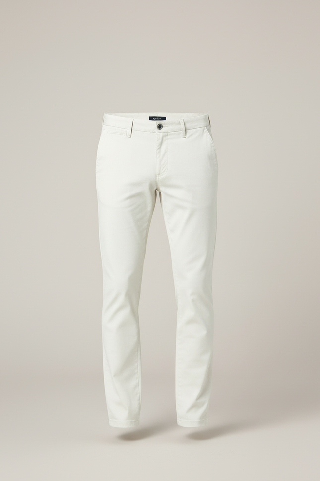 Pantalon Beige Clair - Gabardine - vue 3