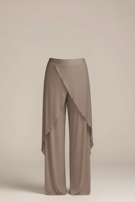 Pantalon Beige Fluide Ample Yoga Femme - Maille - vue 3