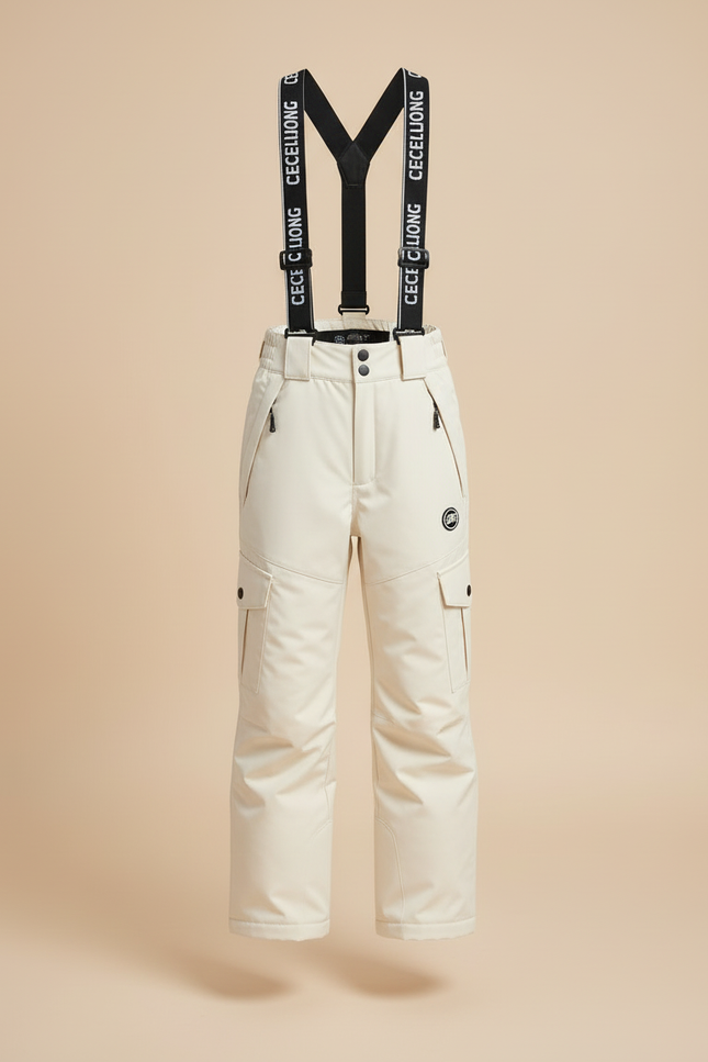 Pantalon De Ski Beige - Polyester - vue 3