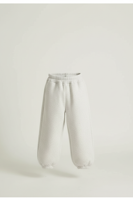 Pantalon Beige Polaire Ample Enfant Sportif - Gris Molleton - vue 3