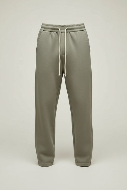 Pantalon Beige Kaki Ample Coton Décontracté Homme - Molleton - vue 3