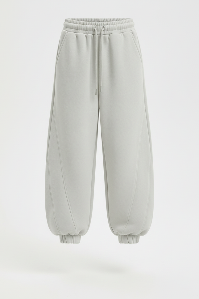 Pantalon Beige Ample Sport Décontracté Enfant - Molleton - vue 3