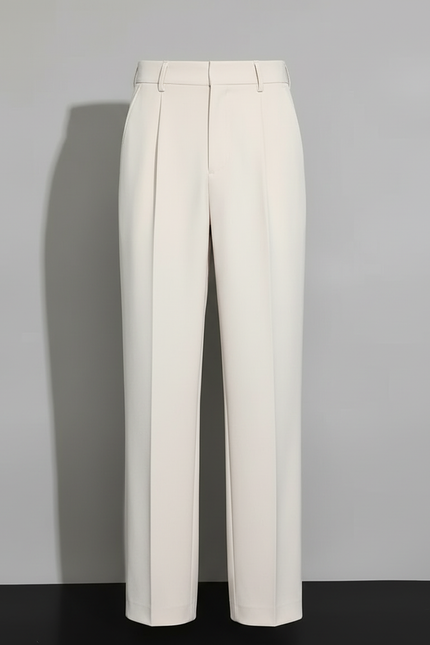 Pantalon Beige Ample Droit Décontracté Homme Fluide - Polyester - vue 3