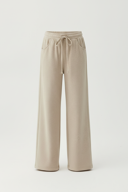 Pantalon Beige Ample Décontracté Confortable Fille - Molleton - vue 3