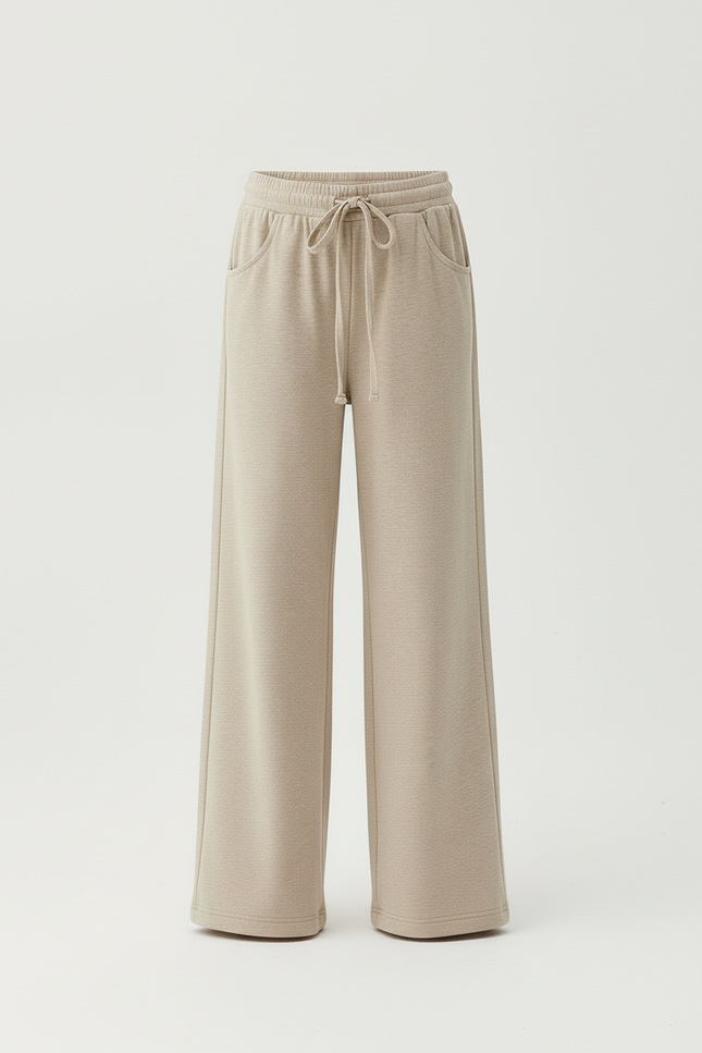 Pantalon Beige Ample Décontracté Confortable Fille - Molleton - vue 3
