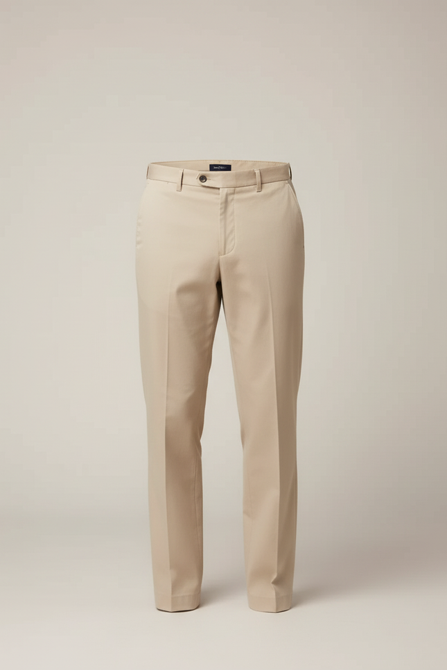 Pantalon De Travail Homme Beige - Gabardine - vue 3