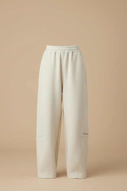 Pantalon Beige Ample Coton Sport Enfant - Molleton - vue 3