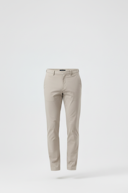 Pantalon Beige Homme Slim Extensible Décontracté Chino - Coton - vue 3