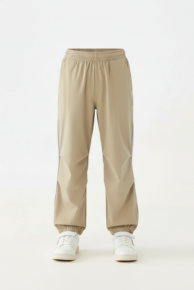 Pantalon Beige Cargo Plissé Garçon Sport Décontracté - Polyester - vue 3