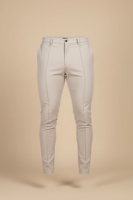 Pantalon Beige Skinny Homme - Gabardine - vue 3