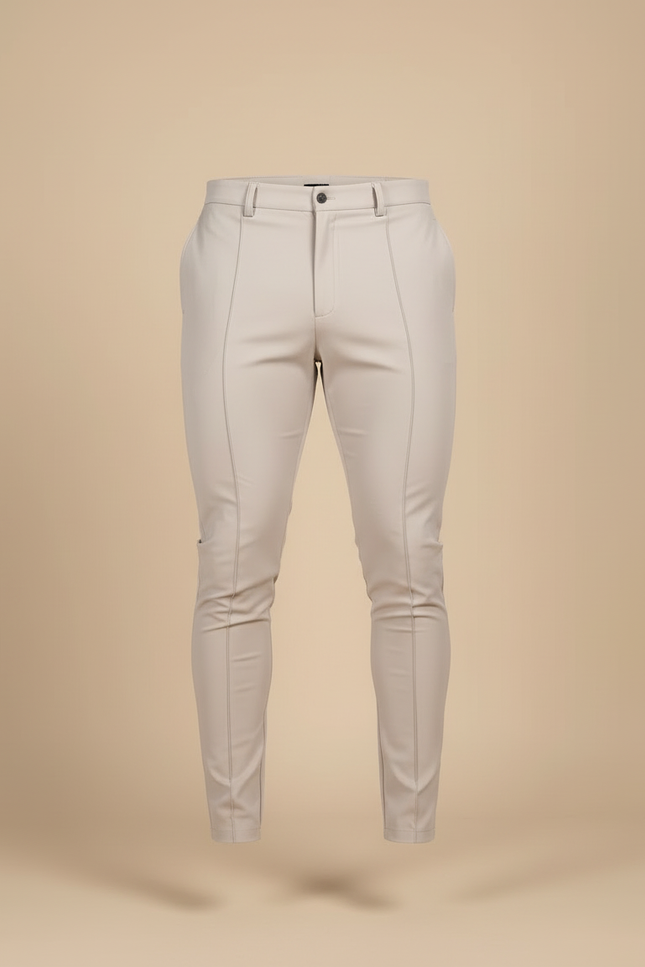 Pantalon Beige Skinny Homme - Gabardine - vue 3