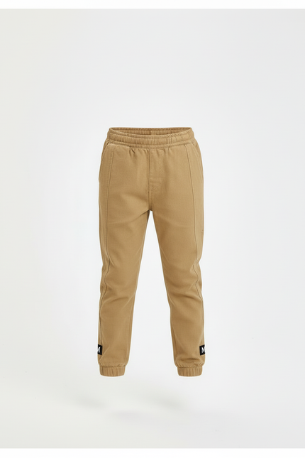Pantalon Beige Coton Jogger Décontracté Enfant Garçon - vue 3
