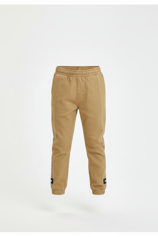 Pantalon Beige Coton Jogger Décontracté Enfant Garçon - vue 3