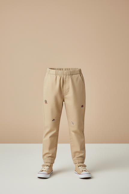 Pantalon Chino Beige Bebe Garcon - vue 3