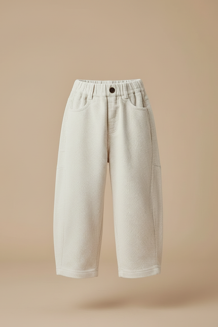 Pantalon Beige Velours - Cordé - vue 3