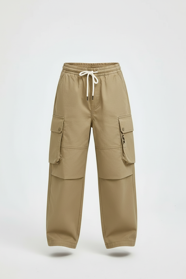 Pantalon Treillis Beige - Gabardine - vue 3